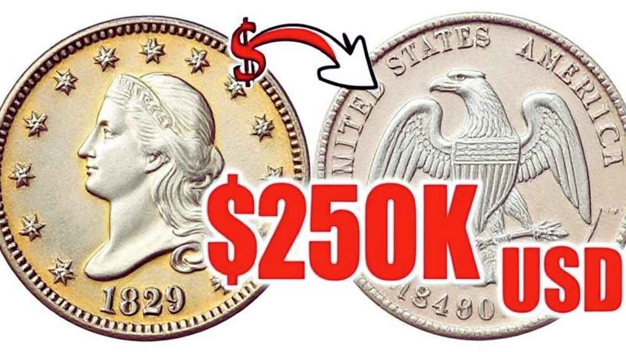Rare 1829 Capped Bust Dime Value is $265 Million USD