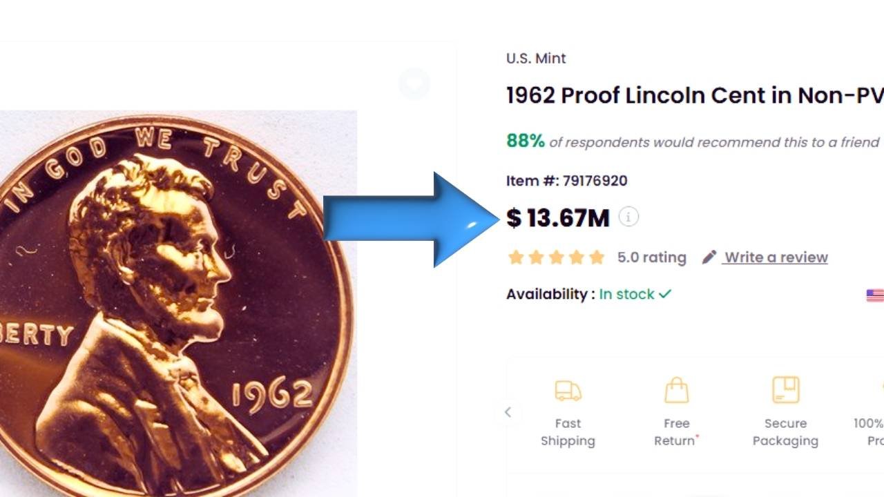 The Rare Lincoln Wheat Penny Valued at $13.67 Million
